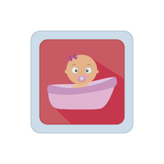 Naklejka premium Baby Shower object