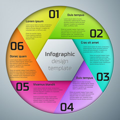 Modern Infographic design template