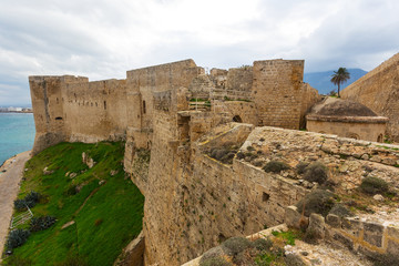 cyprus kyrenia girne castle scene