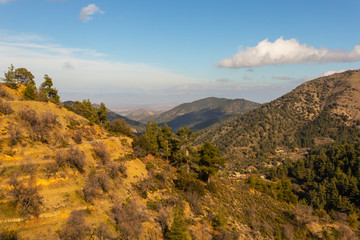 Fototapeta premium green mountain landscape