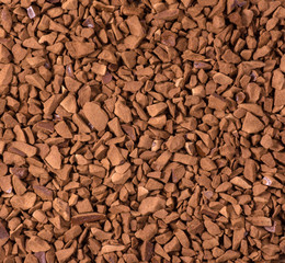 Soluble coffee granules macro