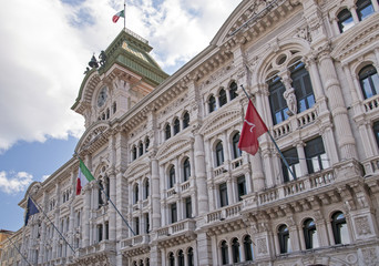 Fototapeta na wymiar Trieste - city hall