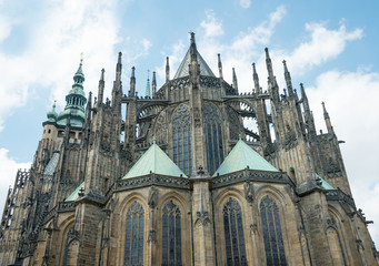 Fototapeta na wymiar St.Vitus Cathedral in Prague,