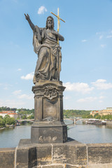 Obraz premium Statue of St. John the Baptist - Prague