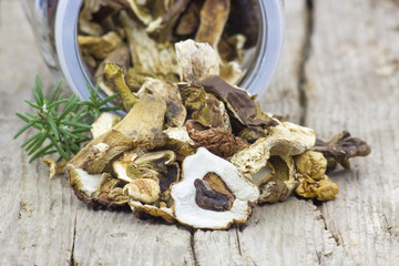 dried mushrooms