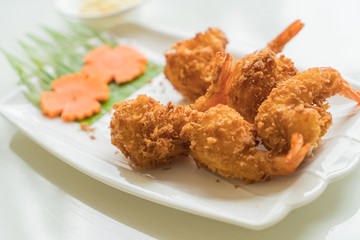fried shrimp with cheese