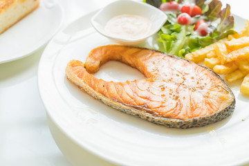 salmon steak