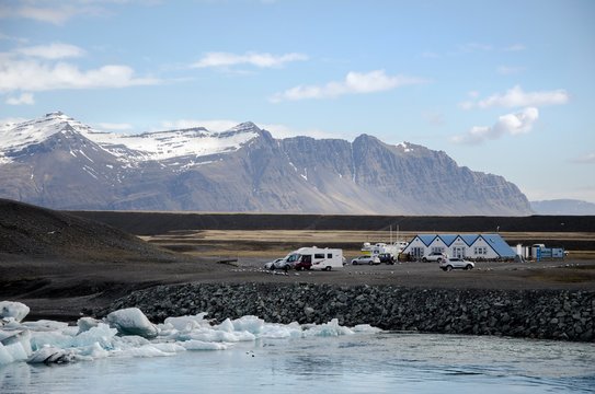 Gletscherlagune Jökulsarlon
an der Südküste Islands
