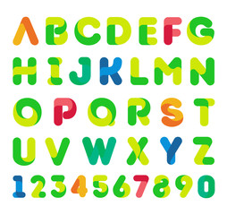 Logo icon font design template elements