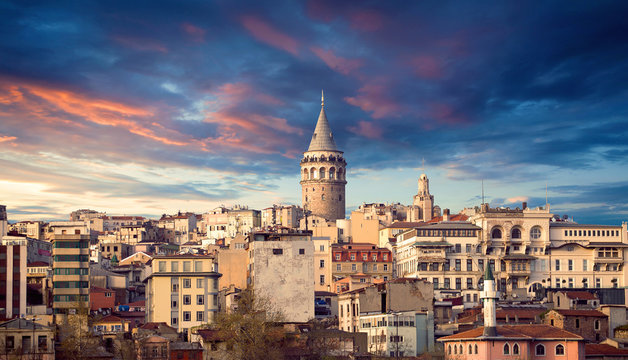 The Galata tower - Powered by Adobe
