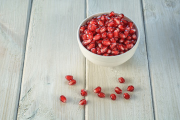Juicy berries pomegranate.