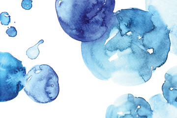 water balloons watercolor background
