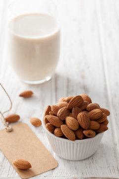 almond milk organic healthy nut vegan vegetarian drink