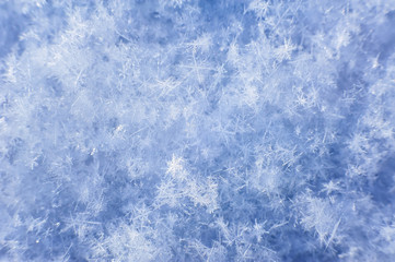 Obraz premium Natural background snowflake closeup