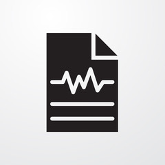 Medical blank icon for web and mobile