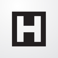 Obraz premium Hospital icon for web and mobile