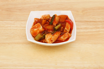 Chinese meal in a bowl