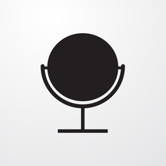 Fototapeta premium Mirror icon for web and mobile