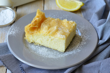 Greek Cake with semolina custard