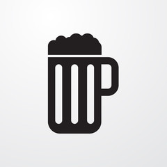 Beer icon for web and mobile.