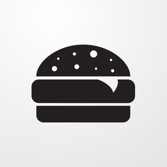 Burger icon for web and mobile.