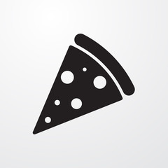 Pizza icon for web and mobile.