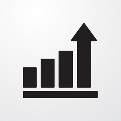 Statistic, chart, growth sign icon