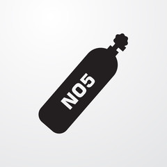Nitrous oxide system sign icon