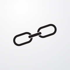 Attachment sign icon