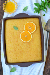 Orange Pie, Greek Revani Cake