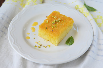 Orange Pie, Greek Revani Cake