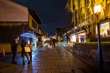 people at old town  in.Higashiyama, Kyoto