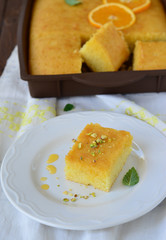 Orange Pie, Greek Revani Cake