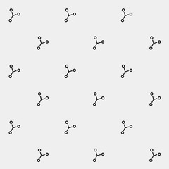 Geometric simple monochrome minimalistic vector pattern, science, 