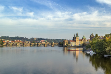 Fototapeta na wymiar view of Old Town Water Tower, Prague