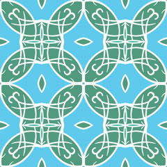 Abstract vintage pattern. Good for tiles, printing on paper and fabric.
