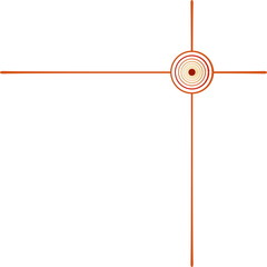 frame elegant shape with a circle