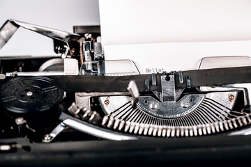 paper in typewriter