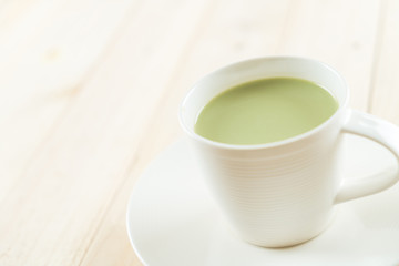 hot matcha latte