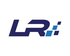 LR digital letter logo