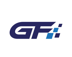 GF digital letter logo