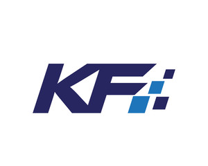 KF digital letter logo