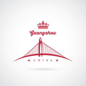 Guangzhou bridge symbol 