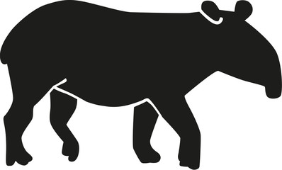 Tapir silhouette