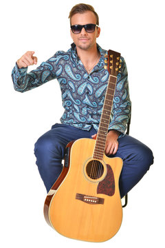 guitariste isol&eacute;