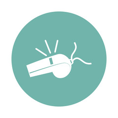 Referee whistle icon