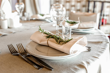 rosemary as a detail of decoration,