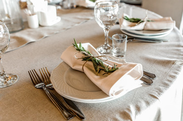 rosemary as a detail of decoration,