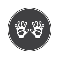 Goalie gloves icon