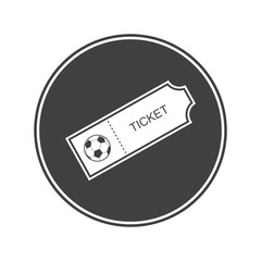 Football ticket icon